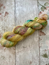 Load image into Gallery viewer, Silver Sparkle 4ply in a one of kind colourway - yellow