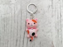 Load image into Gallery viewer, Pink Kitty Stitch Marker / Progress Keeper