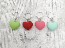 Load image into Gallery viewer, Four Hearts Stitch Marker / Progress Keeper Set