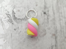 Load image into Gallery viewer, Marshmallow Twist Stitch Marker / Progress Keeper