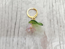 Load image into Gallery viewer, Delicate Flower Stitch Marker / Progress Keeper