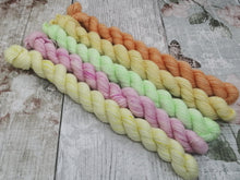 Load image into Gallery viewer, Biosock Merino and Biodegradable Nylon 20g mini skein set in Sorbet colours