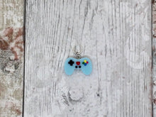 Load image into Gallery viewer, Blue Gamer Stitch Marker / Progress Keeper