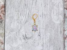 Load image into Gallery viewer, Flower Turtle Stitch Marker / Progress Keeper