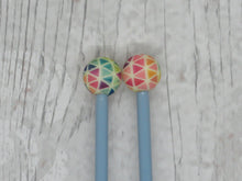 Load image into Gallery viewer, Small Geometric Ball Needle Stoppers