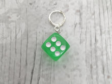Load image into Gallery viewer, D6 Dice Stitch Marker / Progress Keeper