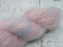 Load image into Gallery viewer, Mohair Silk Lace in Baby Pink Variegated OOAK Colourway