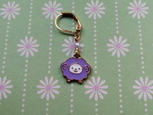 Load image into Gallery viewer, Purple Lamb Stitch Marker / Progress Keeper