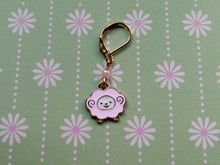 Load image into Gallery viewer, Pink Lamb Stitch Marker / Progress Keeper