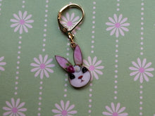 Load image into Gallery viewer, Bunny Face Stitch Marker / Progress Keeper