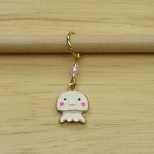 Load image into Gallery viewer, Pink Jellyfish Stitch Marker / Progress Keeper