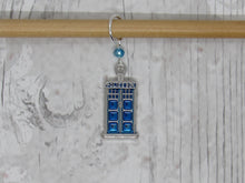 Load image into Gallery viewer, Police Box Stitch Marker / Progress Keeper