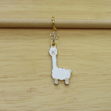 Load image into Gallery viewer, Alpaca Stitch Marker / Progress Keeper