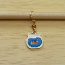 Load image into Gallery viewer, Goldfish Bowl Stitch Marker / Progress Keeper