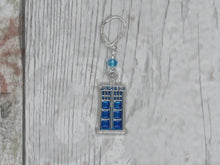 Load image into Gallery viewer, Police Box Stitch Marker / Progress Keeper