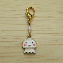 Load image into Gallery viewer, Pink Jellyfish Stitch Marker / Progress Keeper