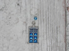 Load image into Gallery viewer, Police Box Stitch Marker / Progress Keeper