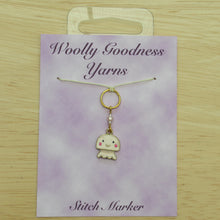 Load image into Gallery viewer, Pink Jellyfish Stitch Marker / Progress Keeper