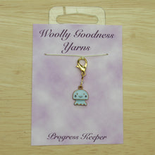 Load image into Gallery viewer, Blue Jellyfish Stitch Marker / Progress Keeper