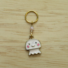 Load image into Gallery viewer, Pink Jellyfish Stitch Marker / Progress Keeper