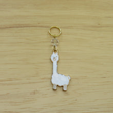 Load image into Gallery viewer, Alpaca Stitch Marker / Progress Keeper