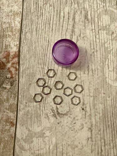 Hexagon Stitch Marker Pot