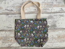 Load image into Gallery viewer, Hedgehog and Mushrooms Medium Project Bag