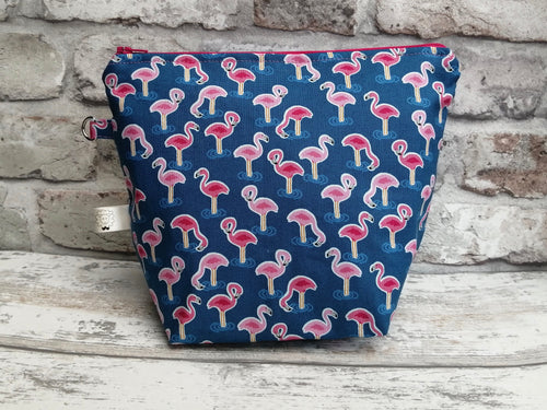 Flamingos Single Skein Project Bag