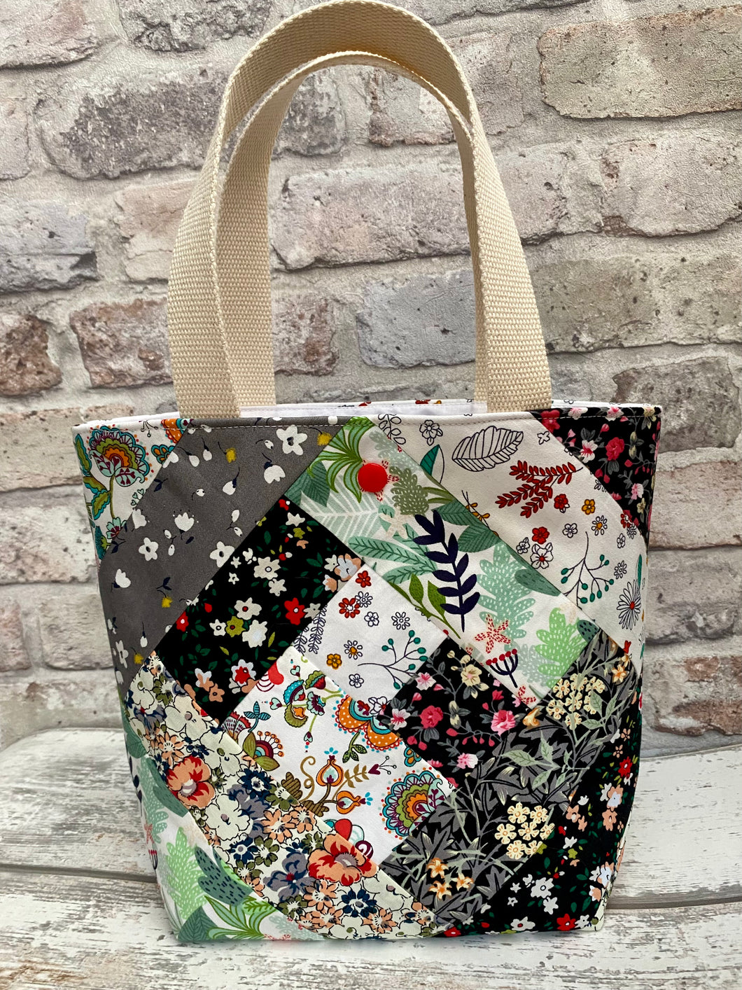 Pretty Patchwork Medium Project Bag