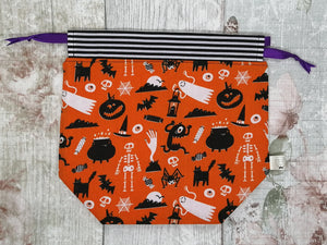 Spooktacular Draw String Project Bag