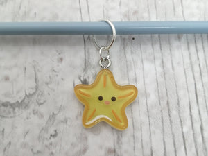 Starfish Stitch Marker / Progress Keeper
