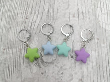 Load image into Gallery viewer, Four Stars Stitch Marker / Progress Keeper Set