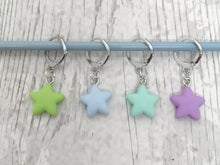 Load image into Gallery viewer, Four Stars Stitch Marker / Progress Keeper Set