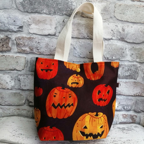 Spooky Pumpkins Medium Project Bag