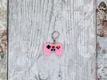 Load image into Gallery viewer, Pink Gamer Stitch Marker / Progress Keeper