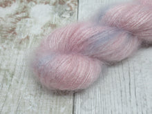 Load image into Gallery viewer, Mohair Silk Lace in Baby Pink Variegated OOAK Colourway