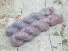 Load image into Gallery viewer, Mohair Silk Lace in Lilac Variegated OOAK Colourway