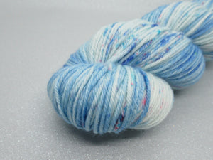 Deluxe Merino Nylon DK 100g skein in Winter Wonderland colourway