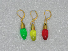 Load image into Gallery viewer, Christmas Fairy Light Stitch Marker Set