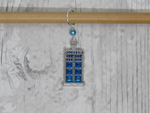 Load image into Gallery viewer, Police Box Stitch Marker / Progress Keeper