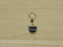 Load image into Gallery viewer, Cat face Stitch Marker / Progress Keeper
