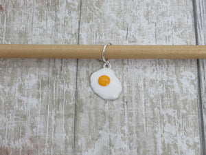 Fried Egg Stitch Marker / Progress Keeper