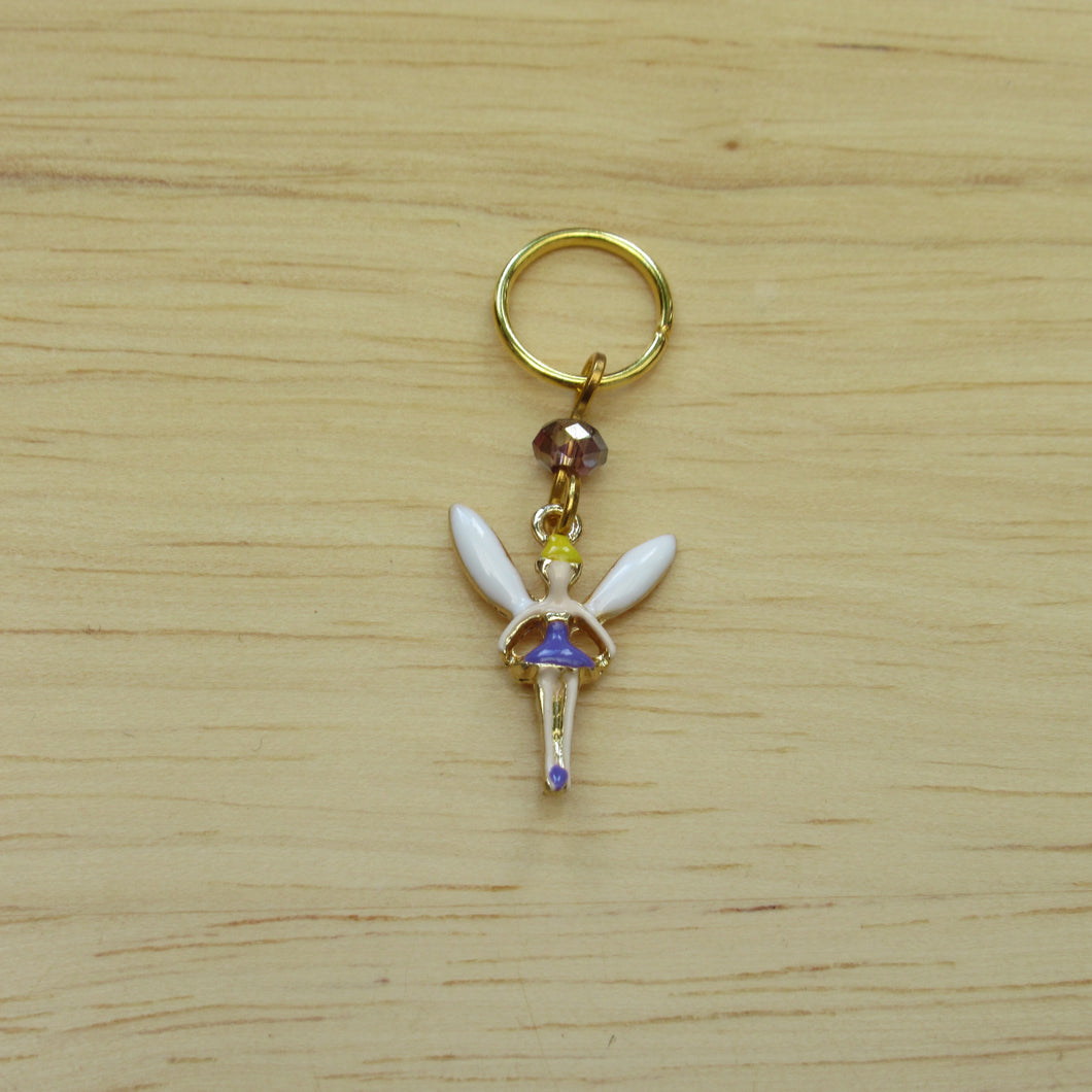 Lilac Fairy Stitch Marker / Progress Keeper