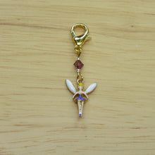 Load image into Gallery viewer, Lilac Fairy Stitch Marker / Progress Keeper