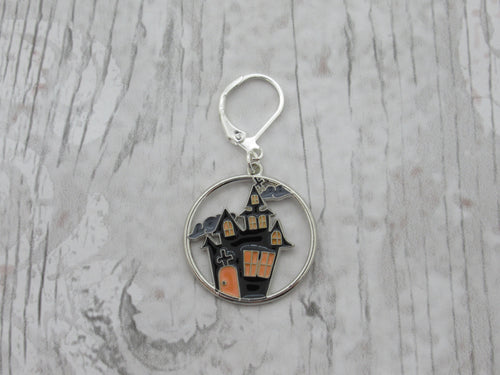 Haunted House Stitch Marker / Progress Keeper