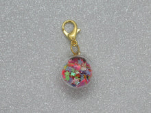 Load image into Gallery viewer, Rainbow Star filled Bauble Stitch Marker / Progress Keeper