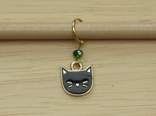 Load image into Gallery viewer, Cat face Stitch Marker / Progress Keeper