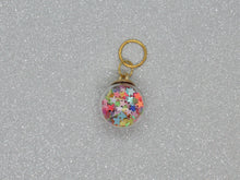 Load image into Gallery viewer, Rainbow Star filled Bauble Stitch Marker / Progress Keeper