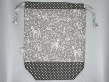 Load image into Gallery viewer, Silver Animals Project Bag