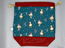 Load image into Gallery viewer, Festive Ducks Project Bag